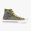 BASKET HAUTE SKULL FLEURI DAMIER