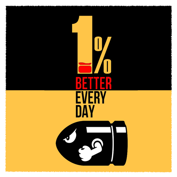 1% every day - Dessous verre céramique