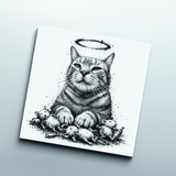 Chat Chasseur - Dessous de verre