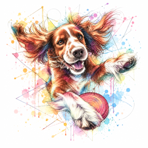 Cocker américain frisbee - Dessous de verre céramique