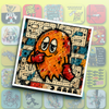Pacman clyde - Dessous de verre céramique