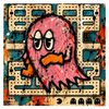 Pacman pinky - Dessous de verre céramique