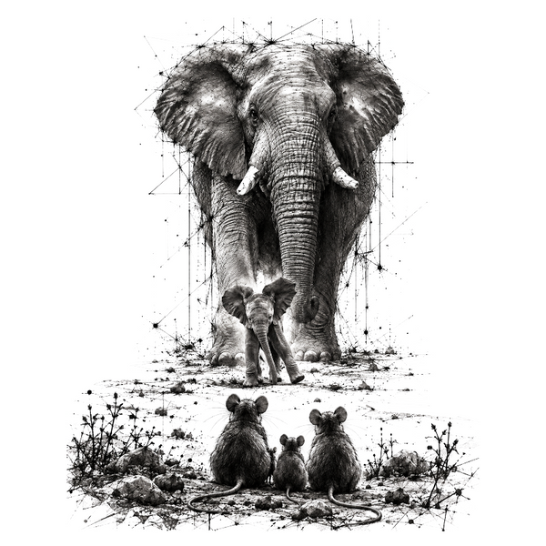 elephant afrique dessous de verre ceramique