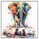 tiles elephant afrique