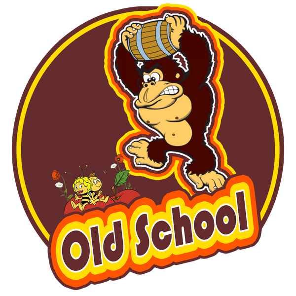 t-shirt Old School donkey
