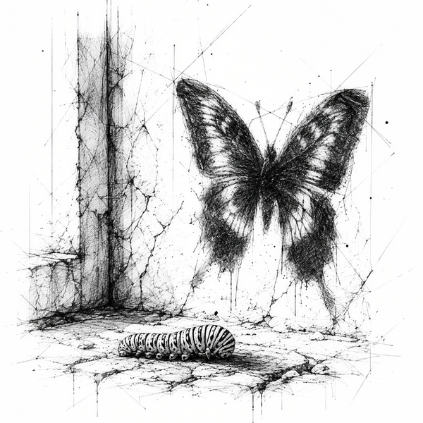 dessous de verre papillon céramique