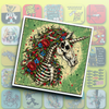dessous de verre licorne